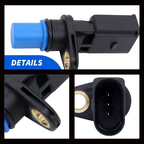مستشعر موضع عمود الحدبات لمحرك HiSport PC672 CPS متوافق مع Audi A3 TT 2008، A4 2005-2008 وVolkswagen Jetta 2005-2014، Golf 2010-2011، Rabbit 2006-2009، Beetle Passat، V10721118، 07K907601 in Saudi Arabia
