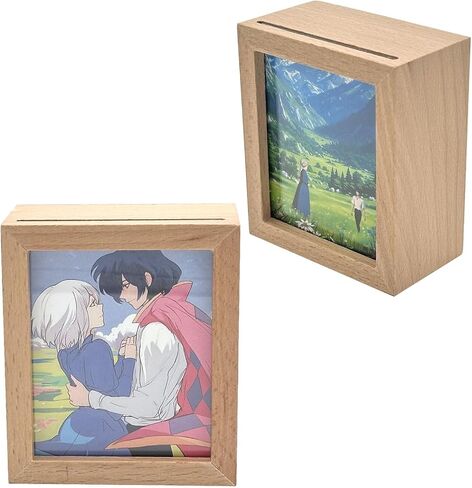 Pursuestar The Legend of Zelda Wind Up Music Box, Solid Wood Mini Photo Frame Musical Box Picture Holder for Tabletop or Desktop Display, Gift for Anime Fans Birthday Valentine's Day in Saudi Arabia