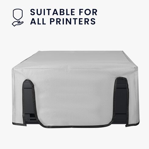 kwmobile Dust Cover Compatible with Canon Pixma TS9550 / G6050 / TR7550 / TR8550 - Printer Case - Fabric Protector Cover - Dark Grey in Saudi Arabia