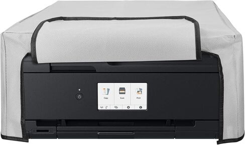 kwmobile Dust Cover Compatible with Canon Pixma TS9550 / G6050 / TR7550 / TR8550 - Printer Case - Fabric Protector Cover - Dark Grey in Saudi Arabia