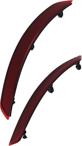 Passenger Side Rear Bumper Reflector Tail Light, Rear Reflector Bumper 8VD945106, Compatible with Audi A3 2013-2016 Not Fit for S-line-Models, Right Passenger Side in Saudi Arabia