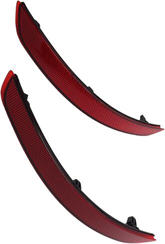 Passenger Side Rear Bumper Reflector Tail Light, Rear Reflector Bumper 8VD945106, Compatible with Audi A3 2013-2016 Not Fit for S-line-Models, Right Passenger Side in Saudi Arabia