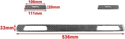 Cnfang4 ألياف الكربون الزخرفية جانب الركاب داش الكسوة لسيارات BMW 3 Series E90 E92 E93 2005-2012 (فقط لمحرك اليد اليمنى) in Saudi Arabia
