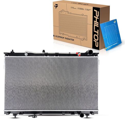 PHILTOP Radiator, [No Leaking] Compatible with Santa Fe 2001-2006, Engine Radiator Assembly CU2389 in Saudi Arabia