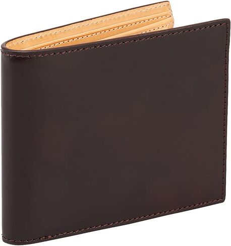 Wallet Cordovan Men's Bi-fold Wallet (burgundy) in Saudi Arabia