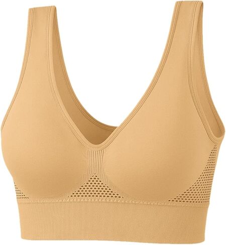 Sports Bras for Women Comfort Wireless Breathable Yoga Bra Sleep Vest in Saudi Arabia