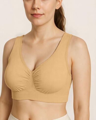 Sports Bras for Women Solid Seamless Comfortable Workout Yoga Bra in Saudi Arabia