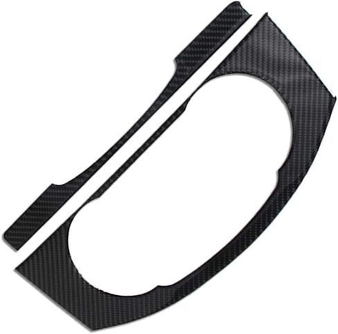 Rbanna1 Interior Driver Side Dashboard Panel Decor Trim Cover Sticker Accessories For Golf 7 MK7 2014-2019 Carbon Fiber Black in Saudi Arabia