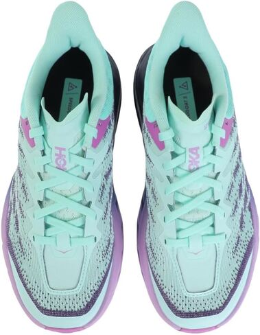 ホカオネオネ Women's Running Shoes, Blue Coral Camellia in Saudi Arabia