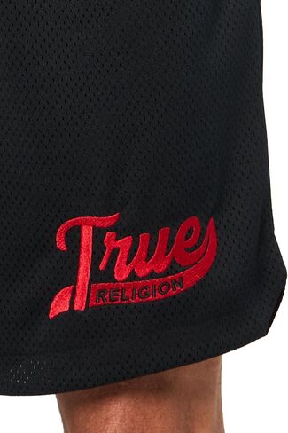 شورت كرة السلة الشبكي للرجال من True Religion - شورت رياضي خفيف الوزن وجيد التهوية in Saudi Arabia