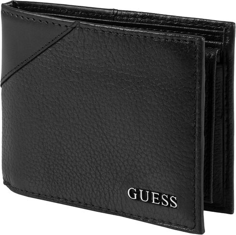 Guess Mens Textured Bi-Fold Passcase Wallet in Saudi Arabia
