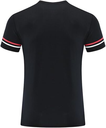 Mens Athletic Shirt Short Sleeve Shirt Ideal for Sports and Casual Wear Breathable and Lightweight Performance Apparel in Saudi Arabia
