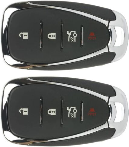 2 Pack 4 buttons Remote Control Car Key Fob 2016-2017 Fit for Chevrolet Camaro 2.0L,2016-2017 Fit for Chevrolet Camaro 3.6L HYQ4EA,2AOKM-G4EAC,13508771 in Saudi Arabia