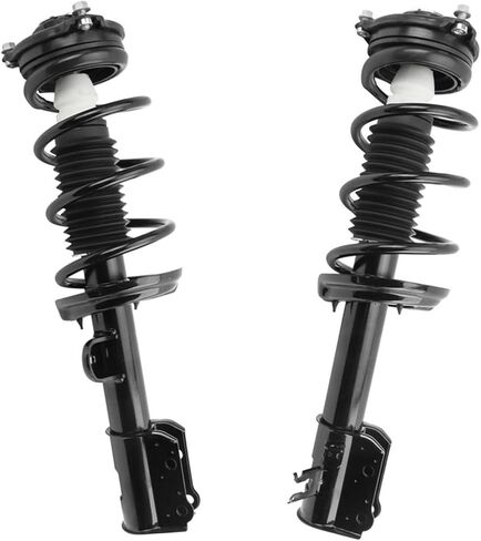 Detroit Axle - 2pc Front Struts for 2017-2021 Jeep Compass, Struts with Coil Spring Assembly, 6-Speed Only, 2018 2019 2020 Replacement Suspension in Saudi Arabia