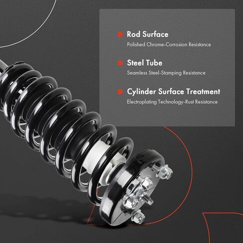 A-Premium Front Pair (2) Complete Strut and Coil Spring Assembly Compatible with Honda Accord 1998-2002 & Acura TL 1999-2003, CL 2001-2003, Driver and Passenger Side in Saudi Arabia
