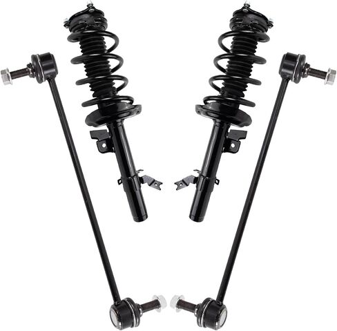TRQ Front Suspension Kit Complete Strut & Coil Spring Assembly Sway Bar Stabilizer Link Compatible with 2016-2022 Honda Pilot in Saudi Arabia