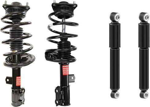 Monroe 1000220VK4 pc Front and Rear Quick-Strut and OESpectrum Suspension Strut Assembly and Shock Absorber Set for Kia Forte in Saudi Arabia