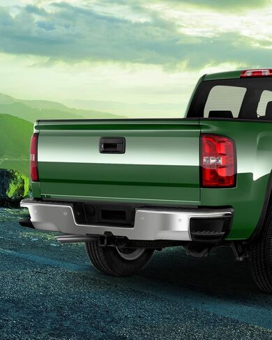 SCITOO Heavy Duty Steel Rear Bumper Roll Pan fit for 1994-2003 for Chevrolet for S10 for GMC Sonoma Texture Black Bumper,with License Plate Lights in Saudi Arabia
