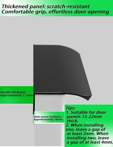 Minimalist No-Drill Edge Trim Pull Handle - Flat Profile Hidden Grip Bar for Wardrobes, nightstands, Other Cabinet Doors(2 Pack -Bronze Gold,L 500mm) in Saudi Arabia