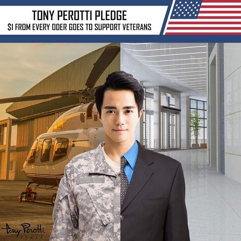محفظة Tony Perotti من الجلد الإيطالي للرجال سريعة الوصول - محفظة RFID رفيعة للغاية مع شريط منزلق للبطاقات المنبثقة وحافظة للبطاقات - صديقة للبيئة محببة بالكامل مدبوغة بالخضروات in Kuwait