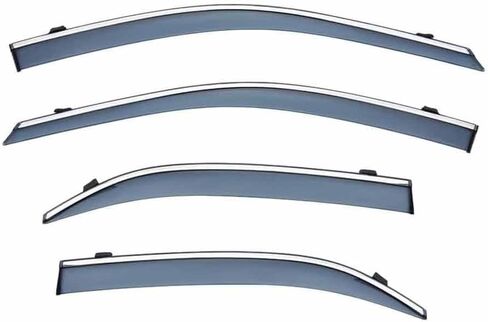 واقيات المطر للزجاج الأمامي للسيارة Toyota Crown MK12/S180 2005-2009، حاجبات الرياح للنافذة الأمامية والخلفية، حاجبات مقاومة للماء للنوافذ الخارجية in Kuwait