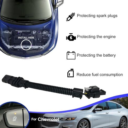 Auto Start Stop Eliminator/Disabler for 2019 2020 2021 2022 2023 2024 Chevy Traverse Blazer Malibu Equinox Trax & GMC Terrain Automatic Stop Start Engine Canceller Auto Shutoff Bypass Cable Harness in Saudi Arabia