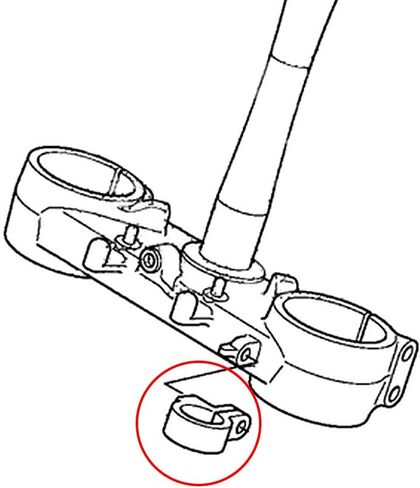 NICECNC دليل خط خرطوم الفرامل الأحمر متوافق مع Honda CR125R 1989-2007 CR250 1988-2007 CR500R 1989-2001 CRF450X 2012-2017 CRF250R/CRF250X 2004-2009 CRF250X 2012-2017 CRF450R 2003-2008 انظر الإعداد in Saudi Arabia