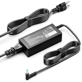 HP 45W 19.5V 2.31A Laptop Charger for HP Stream 11 13 14, Pavilion, Elitebook Folio, Spectre, Pavilion Touchsmart, Spectre Ultrabook, AC Adapter Power Supply (4.5mm x 3mm) in Kuwait