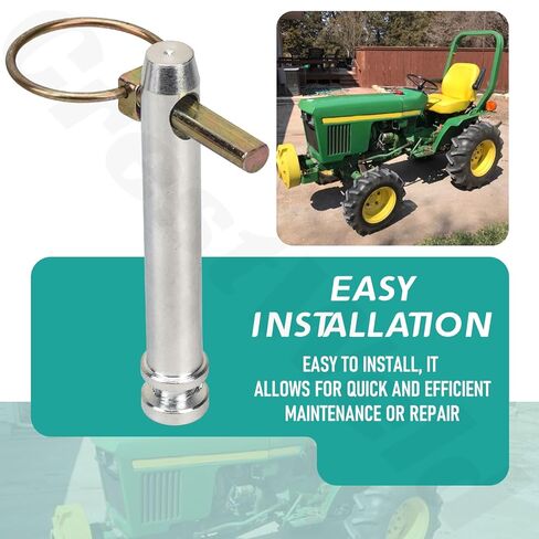 5 حزمة S07070200 ملحقات دبوس الربط Cat 1 دبوس الرابط العلوي 3/4 في Dia Pin 5-1/2 دبوس الرابط العلوي للجرارات، استبدال 195589M1 AC339942 - تمت ترقيته in Kuwait