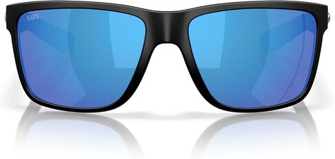 Costa Del Mar Broadbill II Sunglasses, Matte Black/Blue Mirrored Polarized 580G, 58 mm in Saudi Arabia