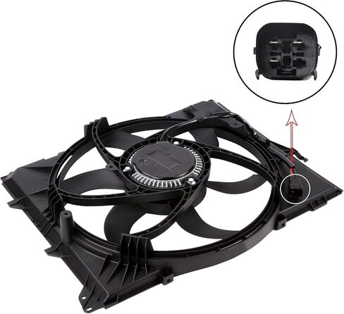 621-196 رادياتير محرك تبريد مروحة ل BMW 325i 2006 325xi 2006 328i 2007-2013 328i xDrive 2009-2013 328xi 2007-2008 330i 2006 330xi 2006 128i 2008-2013 Z4 2009-2011، 17427523259 17117590699 in Saudi Arabia