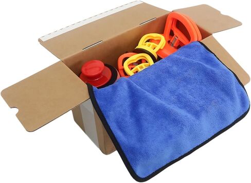 Dent Puller，6 Pack Dent Remover Tool for Car-Suction Cup Dent Puller and Paintless Dent Removal Kit, Dent Repair Kit for Cars Body, Glass, Screen, Objects Moving (Yellow) in Saudi Arabia