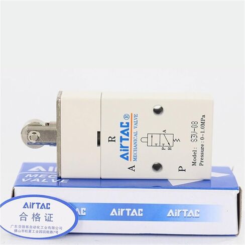1PCS S3V/S3C/S3HS-M5/06/08 Lever Type Control Valve(3/2Way) Pneumatic Selective Manual Control Valve(S3C-06) in Saudi Arabia