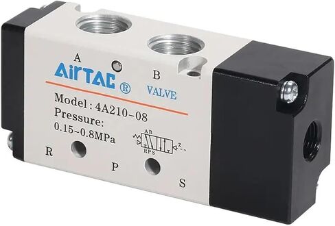 1PCS Pneumatic Control Valve 4A110/120/210/220/310/410 Two-Position Five-Way Reversing Valve(4A110-M5) in Saudi Arabia
