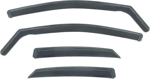 IKON MOTORSPORTS in Channel Window Visors Compatible with 2022-2025 Lexus NX All Models (NX250 NX350 NX350h NX450h+), PC Polycarbonate Black Rain Guards, Side Window Wind Deflectors 4PCS in Saudi Arabia