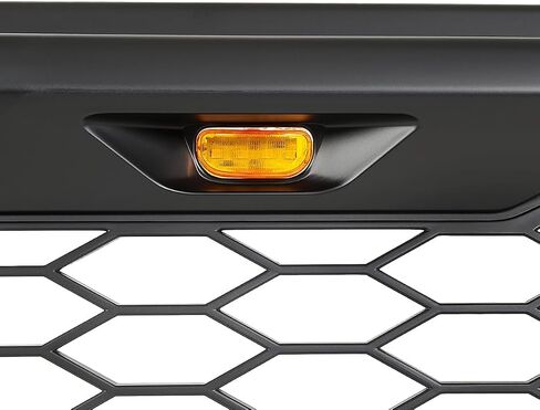 SPEC-D TUNING Matte Black Mesh Grille w/LED Lamps Compatible with 1999-2002 Chevy Silverado 1500 in Saudi Arabia