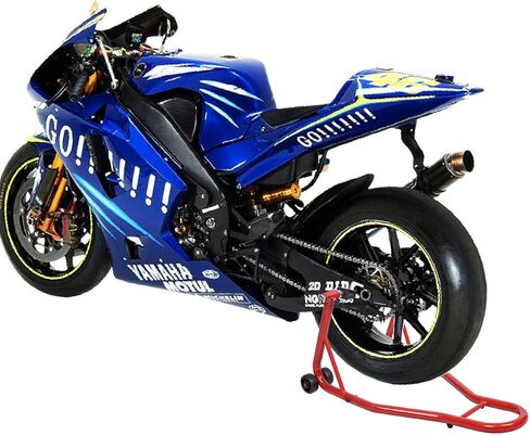 Goplus دراجة نارية حامل Dirtbike الرياضة دراجة رياضية عجلة خلفية رفع شوكة Swingarm تقف Paddock تقف يناسب ياماها هوندا كاواساكي سوزوكي دوكاتي BMW (أحمر، حامل خلفي) in Saudi Arabia