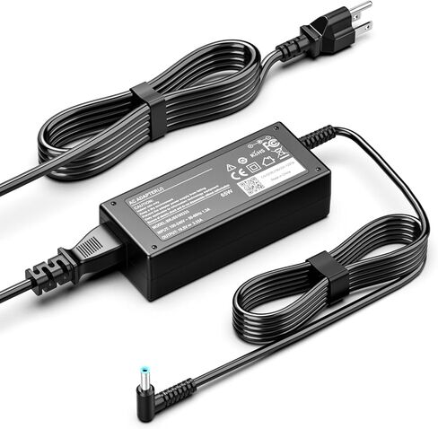 HP 45W 19.5V 2.31A Laptop Charger for HP Stream 11 13 14, Pavilion, Elitebook Folio, Spectre, Pavilion Touchsmart, Spectre Ultrabook, AC Adapter Power Supply (4.5mm x 3mm) in Kuwait