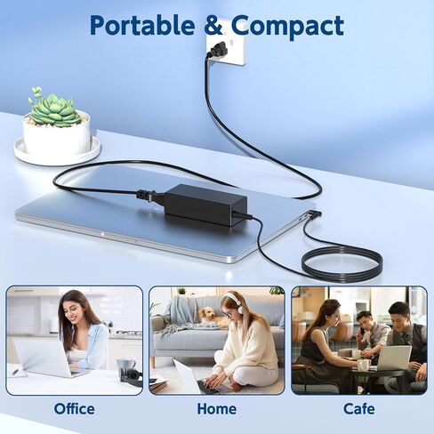 HP 45W 19.5V 2.31A Laptop Charger for HP Stream 11 13 14, Pavilion, Elitebook Folio, Spectre, Pavilion Touchsmart, Spectre Ultrabook, AC Adapter Power Supply (4.5mm x 3mm) in Kuwait