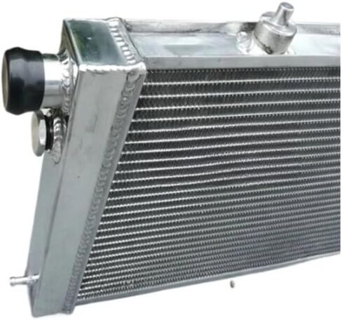 2Row All Aluminum Radiator Fans, Compatible For PEUGEOT 1984-1994 Compatible For 205 GTI 1.6L 1993 1992/1.9L 1986-1993 1992 1991 in Saudi Arabia