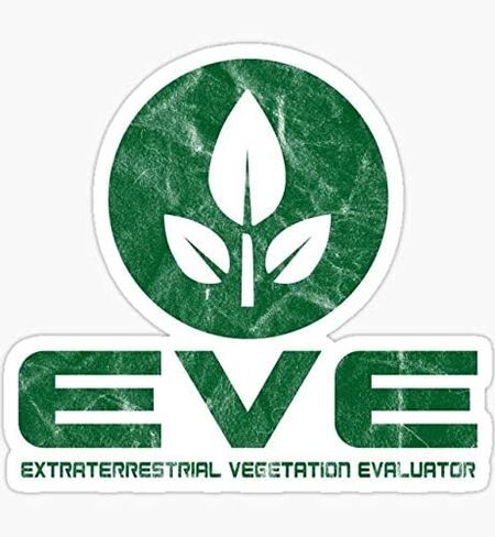 Eve - مُقيِّم للنباتات خارج كوكب الأرض - مستوحى من الجدار E - حزمة من 3 ملصقات - سيارات، جدار، كمبيوتر محمول، خلية، ملصق شاحنة للنوافذ والسيارات والشاحنات in Saudi Arabia