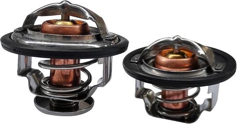 Front & Rear Thermostat, Thermostat Housing Assembly Fits for GM Pickup Duramax Chevy Silverado GMC 6.6L 2001-2017 97241129, 97241130 in Saudi Arabia