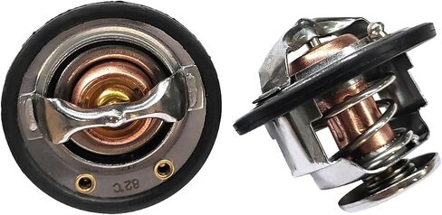 Front & Rear Thermostat, Thermostat Housing Assembly Fits for GM Pickup Duramax Chevy Silverado GMC 6.6L 2001-2017 97241129, 97241130 in Saudi Arabia