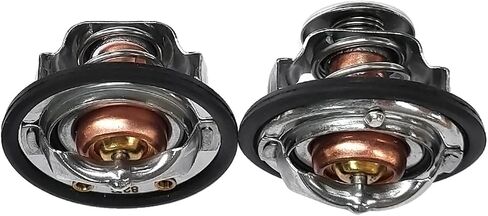 Front & Rear Thermostat, Thermostat Housing Assembly Fits for GM Pickup Duramax Chevy Silverado GMC 6.6L 2001-2017 97241129, 97241130 in Saudi Arabia