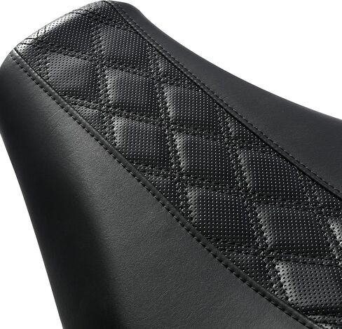 مقعد Green-L للسائق والراكب 2 مناسب لدراجة Harley Softail 2018-2025 Street Bob FXBB FXBBS 2020-2024 FXST Standard Rider Cushion Pillion Set in Saudi Arabia