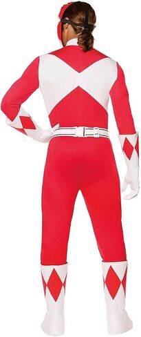 Spirit Halloween Mighty Morphin Power Rangers Adult Red Power Ranger Costume in Saudi Arabia