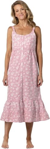 The 1 for U Nightgowns for Women - Night Dress for Women Sleepwear, Ruby 100% Cotton Gown in Saudi Arabia