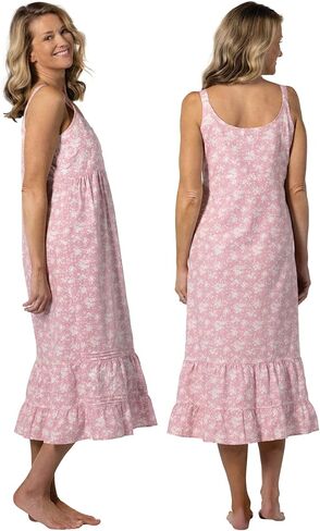 The 1 for U Nightgowns for Women - Night Dress for Women Sleepwear, Ruby 100% Cotton Gown in Saudi Arabia