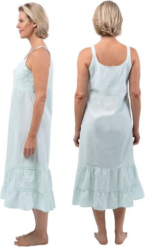 The 1 for U Nightgowns for Women - Night Dress for Women Sleepwear, Ruby 100% Cotton Gown in Saudi Arabia