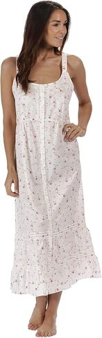 The 1 for U Nightgowns for Women - Night Dress for Women Sleepwear, Ruby 100% Cotton Gown in Saudi Arabia